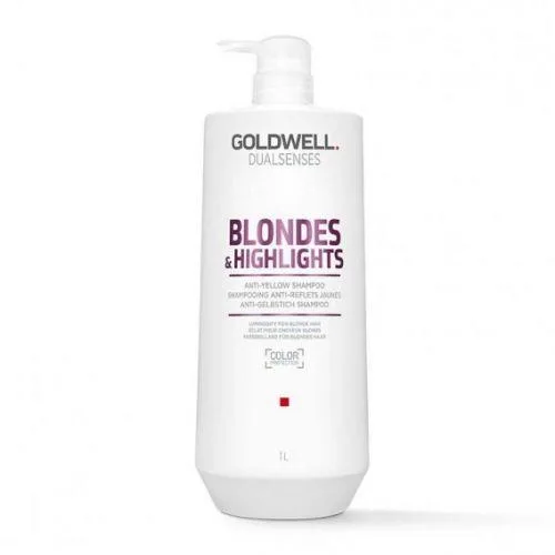 Goldwell Dualsenses Blondes and Highlights 1 Litre Shampoo and Conditioner Bundle Halo Hair & Skin - byutiluxe.com