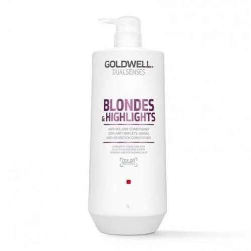Goldwell Dualsenses Blondes and Highlights 1 Litre Shampoo and Conditioner Bundle Halo Hair & Skin - byutiluxe.com