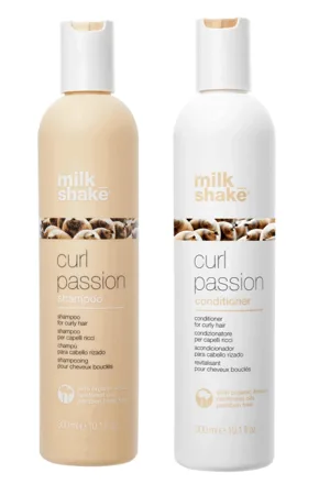 milk_shake Curl Passion Shampoo and Conditioner Bundle Halo Hair & Skin - byutiluxe.com