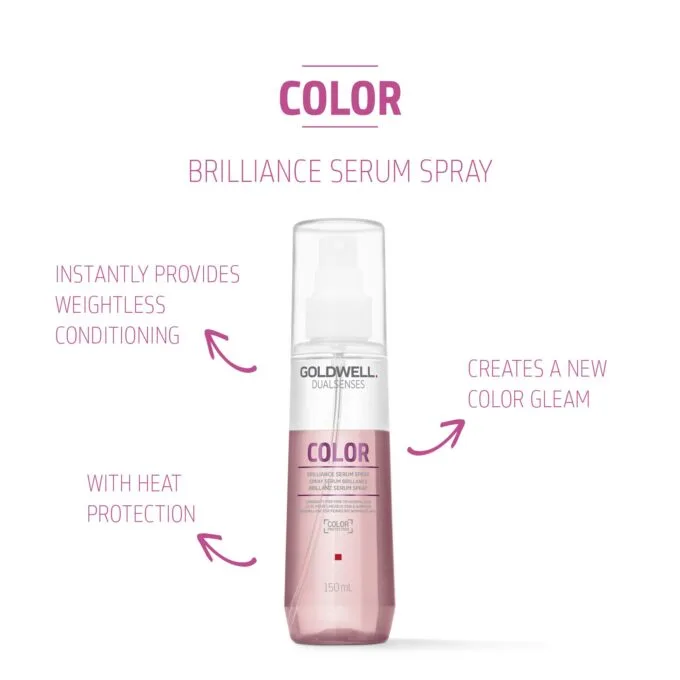 Goldwell Dualsenses Color Brilliance Serum Spray 150ml Halo Hair & Skin - byutiluxe.com