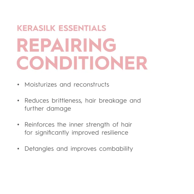 Kerasilk Repairing Conditioner Travel Size 75ml Halo Hair & Skin - byutiluxe.com