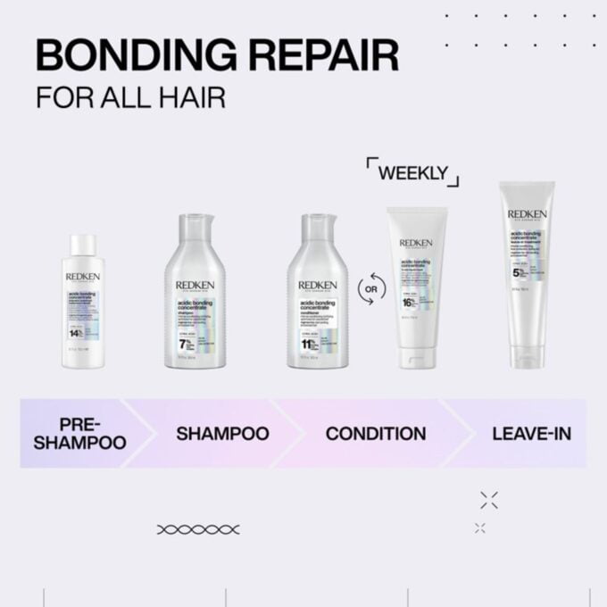 Redken Acidic Bonding Concentrate Shampoo 1000ml Halo Hair & Skin - byutiluxe.com
