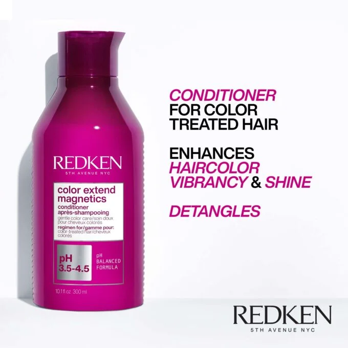 Redken Color Extend Magnetics Conditioner 300ml Halo Hair & Skin - byutiluxe.com