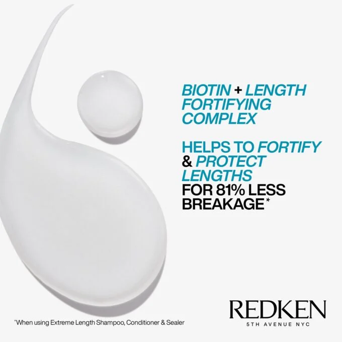 Redken Extreme Length Shampoo 500ml Halo Hair & Skin - byutiluxe.com