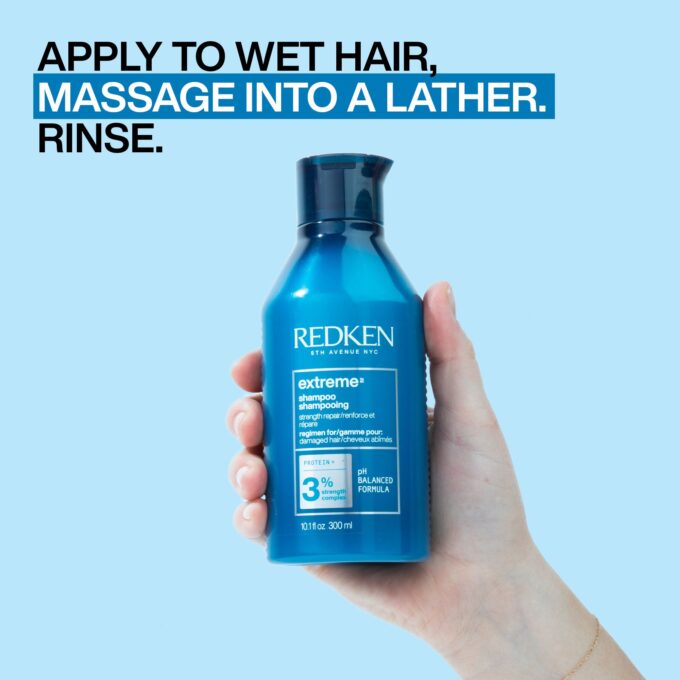 Redken Extreme Strengthening Shampoo 500ml Halo Hair & Skin - byutiluxe.com