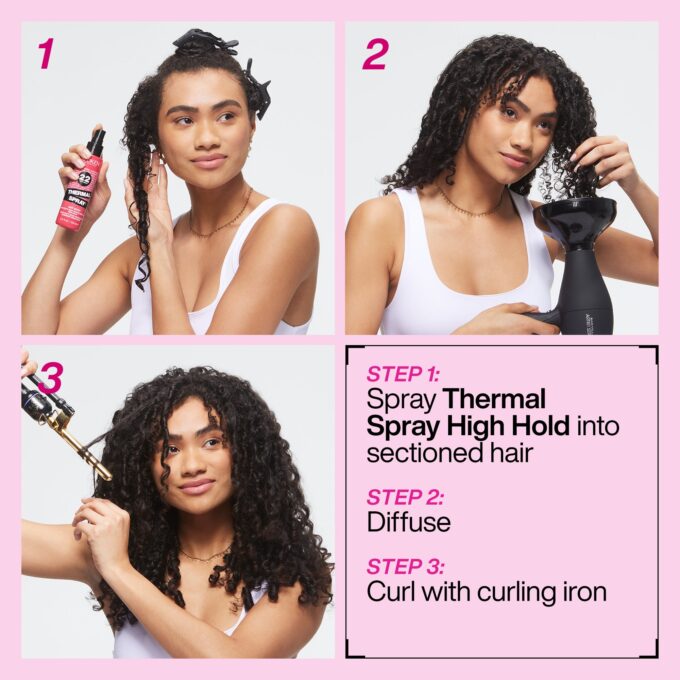 Redken Thermal Spray High Hold 125ml Halo Hair & Skin - byutiluxe.com