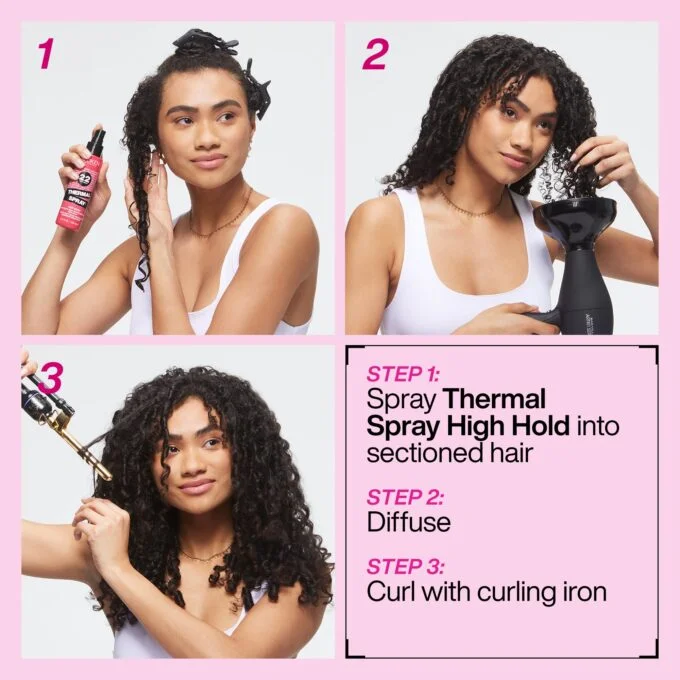 Redken Thermal Spray High Hold 125ml Halo Hair & Skin - byutiluxe.com