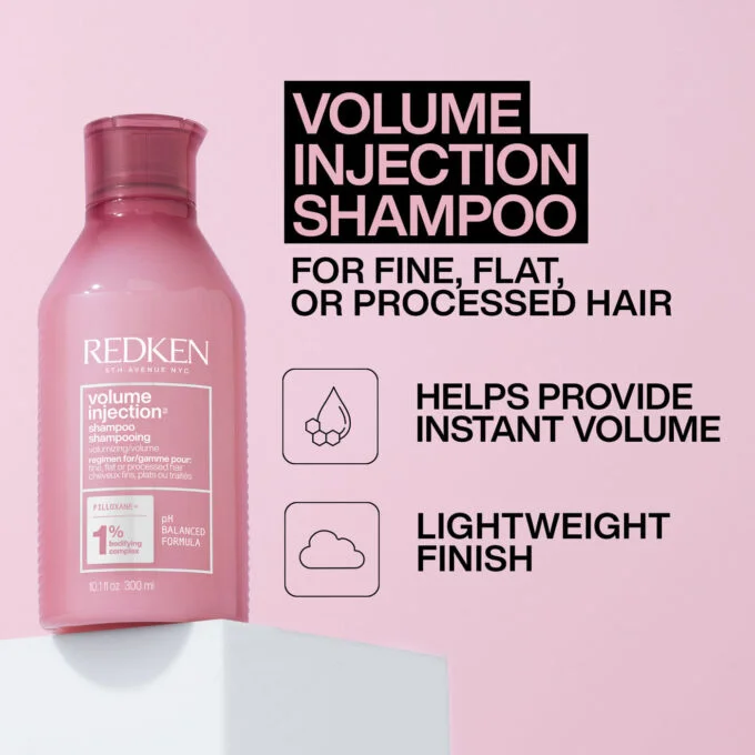 Redken Volume Injection 300ml Duo Bundle Halo Hair & Skin - byutiluxe.com