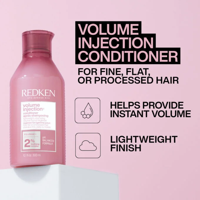 Redken Volume Injection 300ml Duo Bundle Halo Hair & Skin - byutiluxe.com