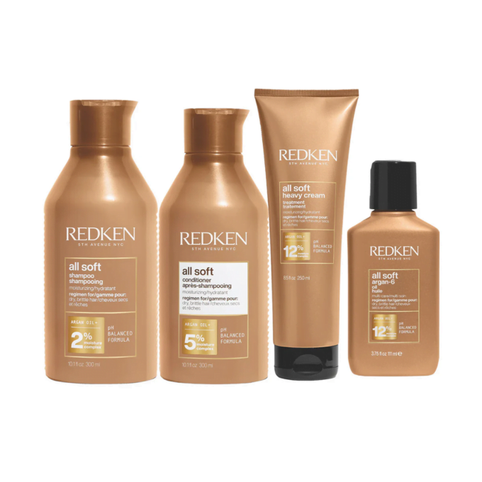 Redken All Soft Complete Bundle Halo Hair & Skin - byutiluxe.com