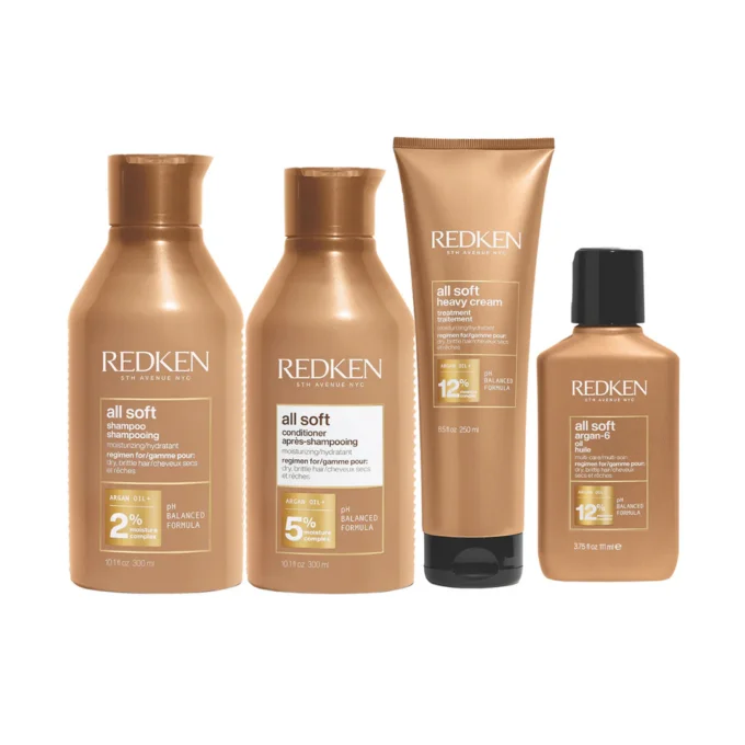 Redken All Soft Complete Bundle Halo Hair & Skin - byutiluxe.com