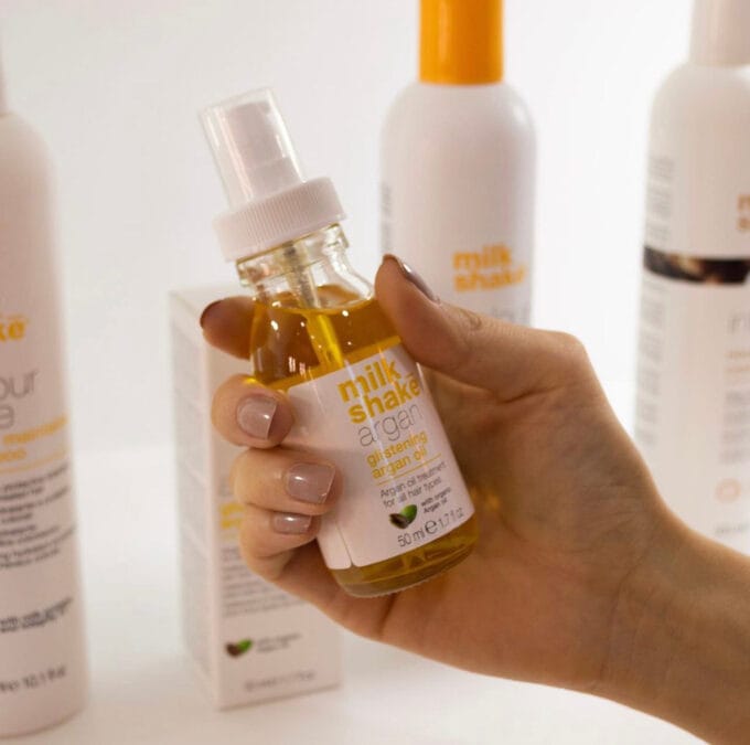 milk_shake Glistening Argan Oil 50ml Halo Hair & Skin - byutiluxe.com