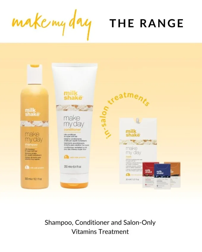 milk_shake Make My Day Shampoo 300ml Halo Hair & Skin - byutiluxe.com
